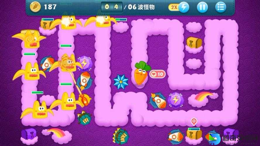 必过！保卫萝卜挑战35金萝卜布阵图大揭秘_疯狂截图收藏版