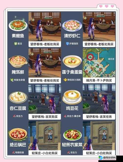 原神白汁时蔬烩肉食谱获取全攻略！手残党也能轻松做五星料理