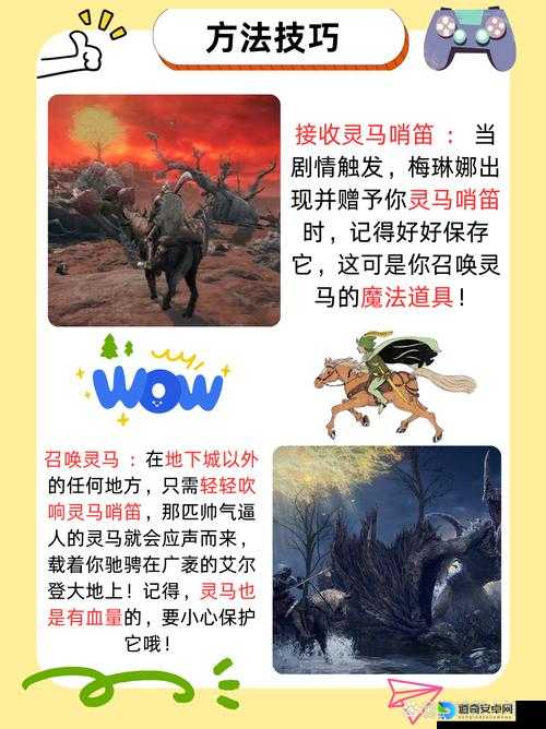 必看攻略艾尔登法环灵马哨笛使用技巧大揭秘！骑马党狂喜的隐藏功能